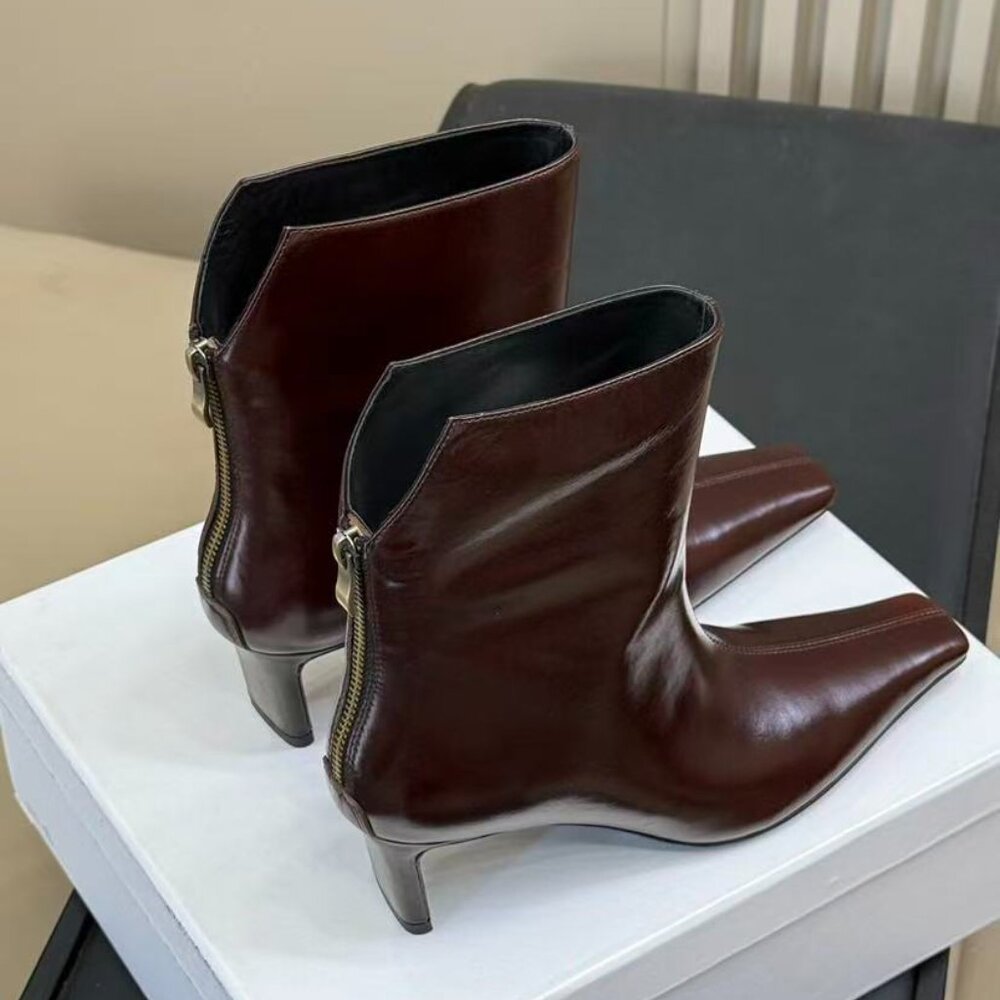 KHAITE SUBTLE SHINE Ankle Boot - image 4